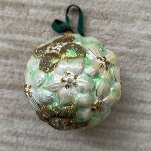 Kurt Adler Garden Of Mary Polonaise Vatican Library Collection Glass Ornament